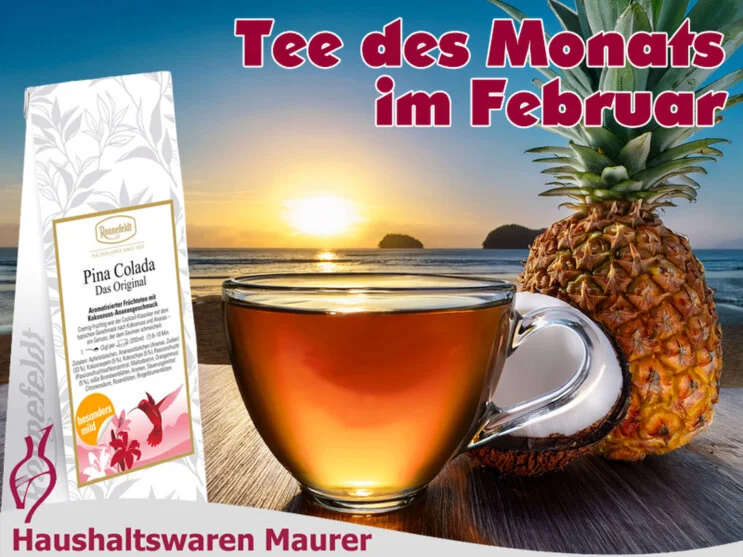 Abbildung Tee des Monats Februar: Pina Colada