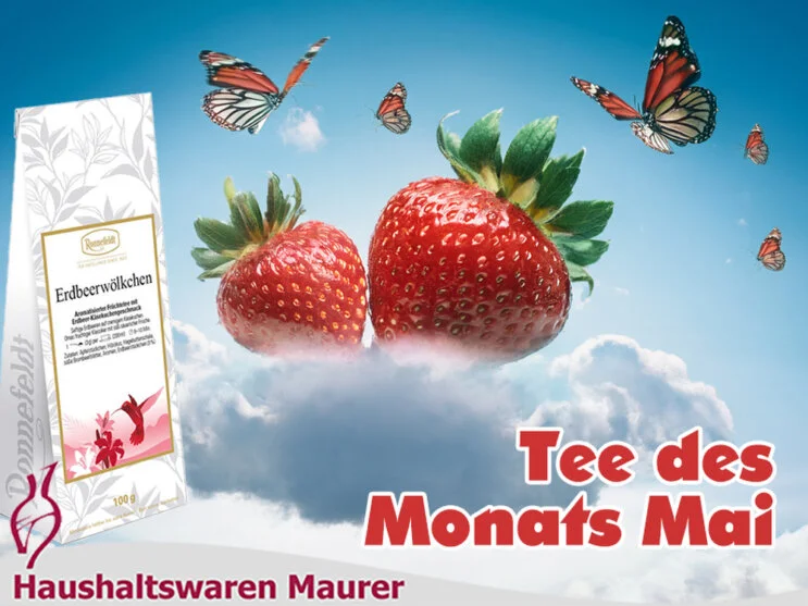 Abbildung Tee des Monats Mai: Erdbeerwölkchen